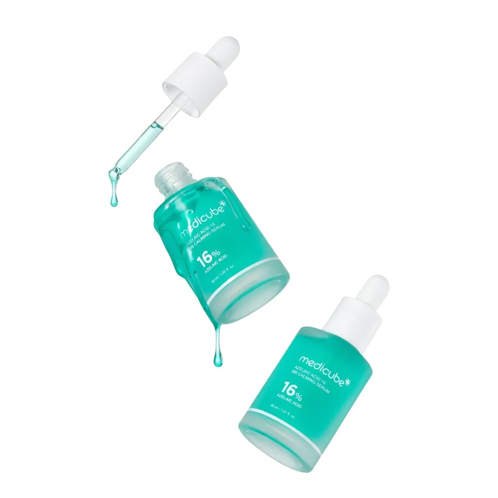MEDICUBE Azelaic Acid 16 BB Calming Serum 30ml - Заспокійлива сироватка з азелаїновою кислотою 16% - фото №3